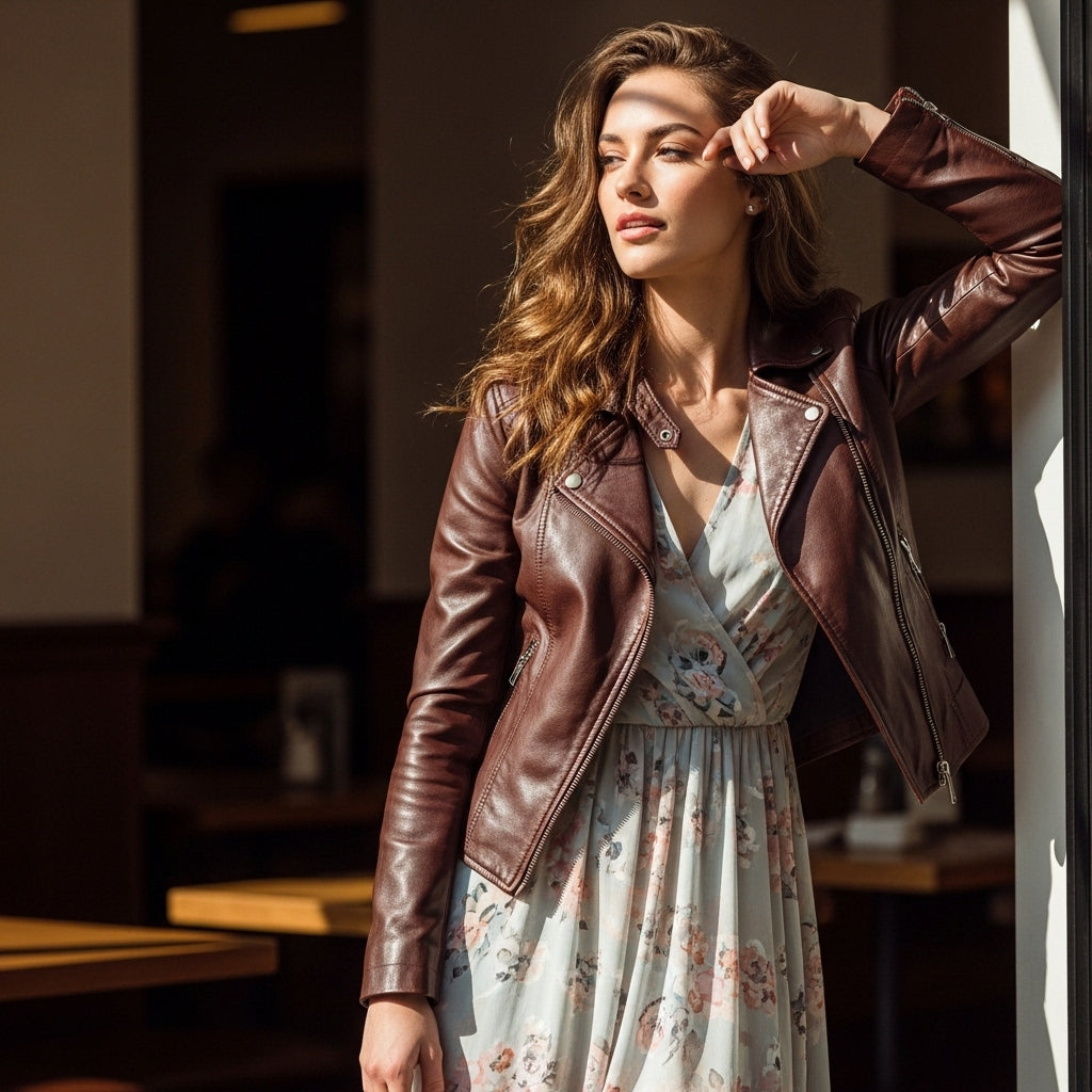 Women Leather Jacket